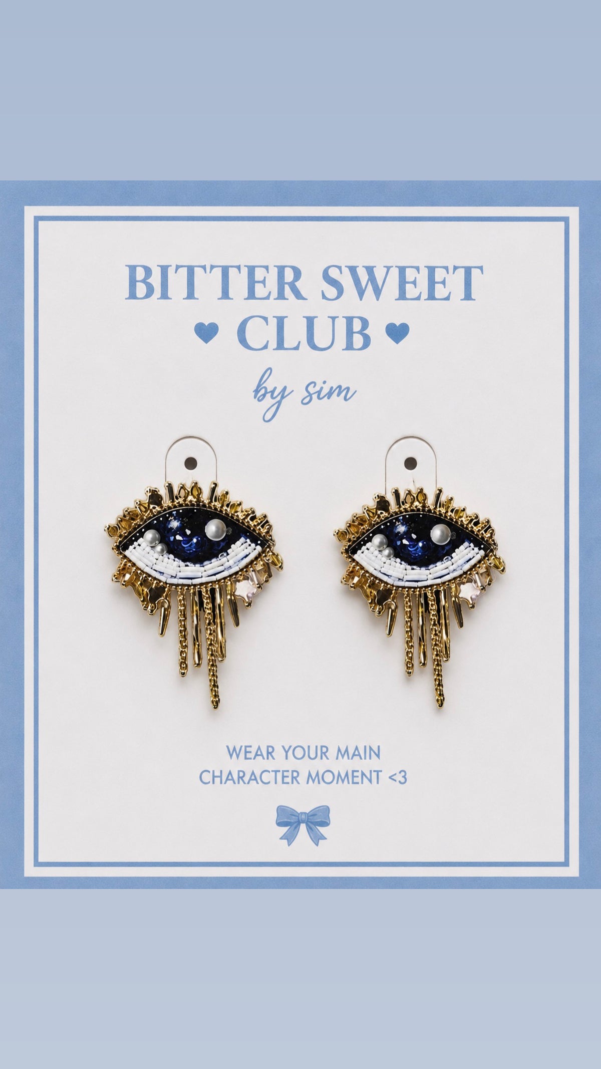 no bad vibes earrings