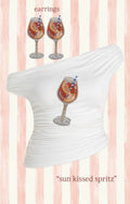Sun kissed Spritz(better together:top+earring)