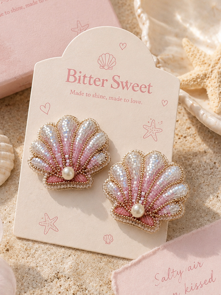 “malibu mermaid” earrings