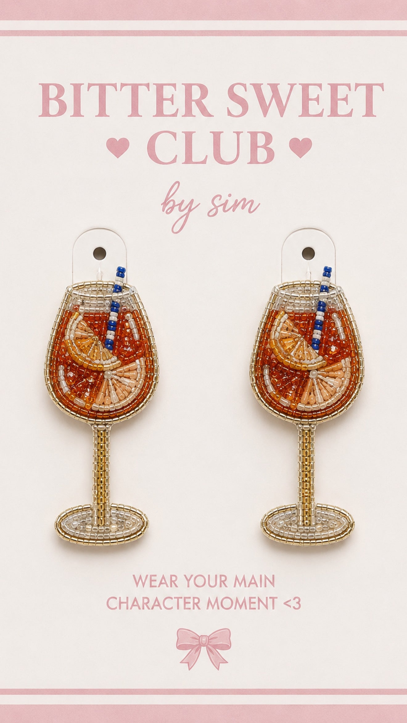 sun kissed spritz earrings