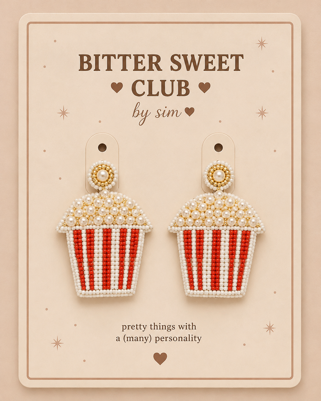 “butter me up” earrings