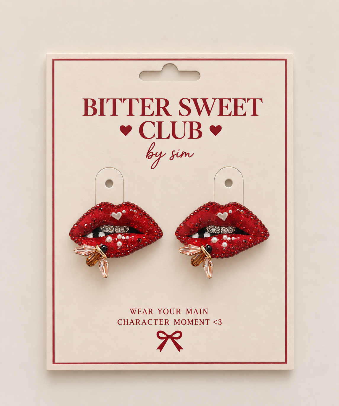 kiss and tell earrings