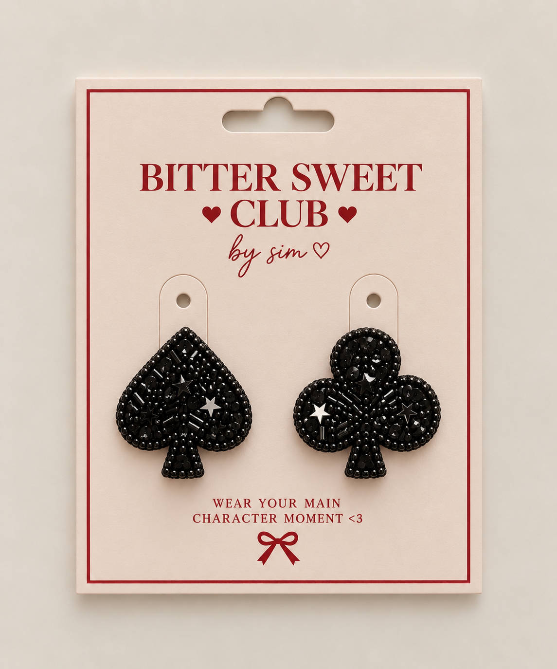 queen of hearts earrings